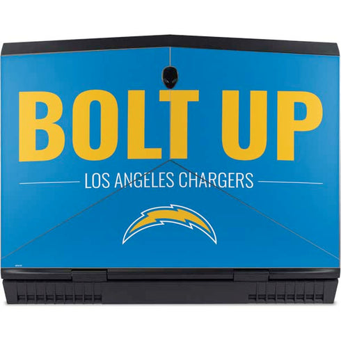 NFL Los Angeles Chargers Team Motto Dell Alienware Skin